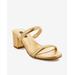 Boston Proper - Gold Yellow - Double Band Block Heel - 6.0