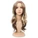 HIBRO Wigs for Women Fiber High Temperature Silk Wig For Women With Gradient Brown Dyeing Medium Length Curly Hair Cover Suitable For Women s Wigs Blonde Wig