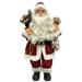 Home Holiday Christmas Decor Santa Claus 12 standing figurine with gift bag