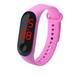 Stiwee Women Gifts Sports Outdoor Bracelet Electronic Watch Sports Watch/Watermelon Red