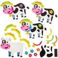 Cow Mix & Match Magnet Kits (Pack of 8) Art Craft Kits