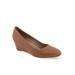 Women's Iris Pump by Aerosoles in Tan Leather (Size 8 1/2 M)