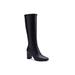 Women's Micah Tall Calf Boot by Aerosoles in Black (Size 5 M)
