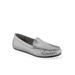 Wide Width Women's Overdrive Casual Flat by Aerosoles in Metal Combo (Size 7 1/2 W)