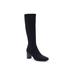 Women's Micah Tall Calf Boot by Aerosoles in Black Fabric (Size 8 M)