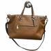 Coach Bags | Coach Camel Pebbled Leather Prairie Crossbody Satchel W/ Silver Hardware & Dust | Color: Brown/Tan | Size: Os