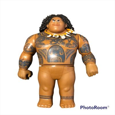 Disney Toys | Disney Moana Maui Talking Action Figure Toy Christmas Large Collectable | Color: Tan | Size: Osb