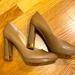 Nine West Shoes | Ladies Nine West Block Heel, Nude, Size 7.5 | Color: Cream | Size: 7.5