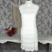 Free People Dresses | Free People Daydream Dress White Lace Open Back Sleeveless | Color: White | Size: L