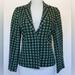 J. Crew Jackets & Coats | J.Crew Jacket Blazer Embroidered Detail Size 00 Green/Blue/White | Color: Blue/Green | Size: 00