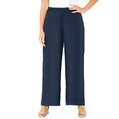 Plus Size Women's Cocktail Pant by Catherines in Navy (Size 26 WP)