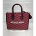 Michael Kors Bags | Michael Kors Mirella Small Shopper Topzip Handbag Crossbody Bag - Mulberry Multi | Color: Gold/Red | Size: Small