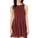 Free People Dresses | Free People Women’s Waterfall Knit Sweater Dress Bittersweet Combo Red Small Nwt | Color: Red | Size: S