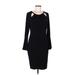 Calvin Klein Casual Dress - Sheath: Black Print Dresses - Women's Size 8