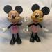 Disney Toys | Disney Minnie Mouse Bowtique Dress Up Doll Snap N Style Clip On Lot Of 2 Figure | Color: Pink | Size: Osg