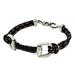 Gucci Jewelry | Gucci Bracelet Black Silver Orange Horsebit Breath Leather String 925 Sv925 Dot | Color: Black | Size: Os