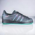 Adidas Shoes | Mens Adidas Superstar Black Green Shoes Gw1627, Size 9.5 New With Tag - Nwt | Color: Black/Green | Size: 9.5