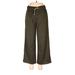 Lands' End Casual Pants - High Rise: Brown Bottoms - Women's Size Small