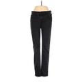 J Brand Jeggings - Mid/Reg Rise: Black Bottoms - Women's Size 26 - Black Wash