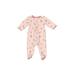 Child of Mine by Carter's Long Sleeve Outfit: Pink Floral Motif Bottoms - Size 3-6 Month