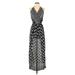 Mimi Chica Casual Dress - Maxi: Black Print Dresses - Women's Size Small