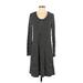 Gap Casual Dress - Sweater Dress: Black Stripes Dresses - Women's Size Small