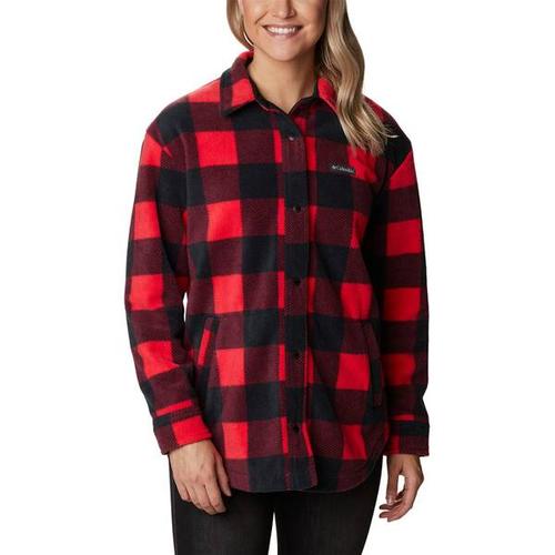 COLUMBIA Damen Jacke Benton Springs Shirt Jacket, Größe XL in Rot