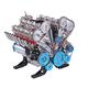 ERTY V8 Engine Model Kits that Works, TECHING 500+Pcs 1:3 V8 Engine Model Kit Adults Metal Mechanical Engine Science Experiment Physics Toy (N6W265BW18LF41CXK9VQ)