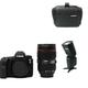 KamKorda Camera Bag + Flash + 6D Mark II DSLR Camera + EF 24-105mm f4L IS II USM lens + 2 Year Warranty