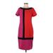 Dana Kay Casual Dress - Sheath: Red Color Block Dresses - Women's Size 6