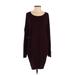 Lanvin Casual Dress: Burgundy Dresses - Women's Size 40