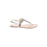 David's Bridal Sandals: Silver Shoes - Women's Size 8 - Open Toe