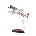 Scale Airplane Model 1:72 For Chinese P-51 Mustang Fighter Alloy Finished Aircraft Model Suitable For Collection Exquisite Collection Gift