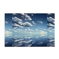 Blue Sky And White Clouds Creative Puzzle Art,1,000 Pieces Of Personalized Photo Puzzles,Safe And Environmentally Friendly Wood,A Good Choice For Gifts