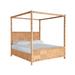 Rattan Standard Bed Wicker/Rattan in Brown Coastal Living™ by Universal Furniture | 90 H x 82 W x 86 D in | Wayfair U330290B