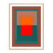 Corrigan Studio® Resonance N by David Grey - Single Picture Frame Painting Paper in White/Black | 48 H x 36 W x 2.5 D in | Wayfair