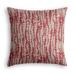 The Pillow Collection Hampton Cotton Blend Throw Square Pillow Cover & Insert Down/Feather/Cotton Blend in Red | 26 H x 26 W x 4 D in | Wayfair