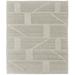 White 138 x 102 x 0.71 in Area Rug - Hokku Designs Rectangle Jalaycia Wool Area Rug Wool | 138 H x 102 W x 0.71 D in | Wayfair