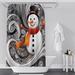 The Holiday Aisle® Shower Curtain Polyester | 72 H x 70 W in | Wayfair F4E30C5FFB704191ABB2022538BE688C