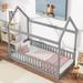 Harper Orchard Valluri Wood Slat Bed in Gray | 72.4 H x 44.8 W x 78.2 D in | Wayfair 9FC4E1AF9C0B4298A7B17BDB30F122C7