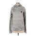 Burton Pullover Hoodie: Gray Stripes Tops - Women's Size X-Small