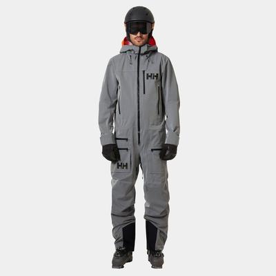 Ullr Chugach Infinity Powder Ski Suit Grey - Gray - Helly Hansen Jackets