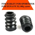 Moto ghette Gators stivali 2 pezzi forcella in gomma parapolvere per Harley per Sportster per Dyna