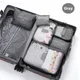 Set di 6 borse portaoggetti per vestiti da viaggio, organizer per bagagli portatile, custodia per valigia, cubo da imballaggio per scarpe, imballaggio di vestiti