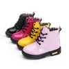 Neue Kinder Schuhe Stiefel für Kinder Größe 21-37 Stiefel für Mädchen PU Leder Wasserdichte Winter