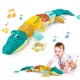 Baby Baby musikalische Stofftier Krokodil Aktivität Stofftiere multis ensor ische Crinkle Rassel und