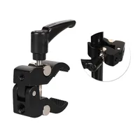 Metall Super Clamp Magic Arm Clamp Krabben zange Clip für DSLR Kamera Monitor LED Licht Fotostudio