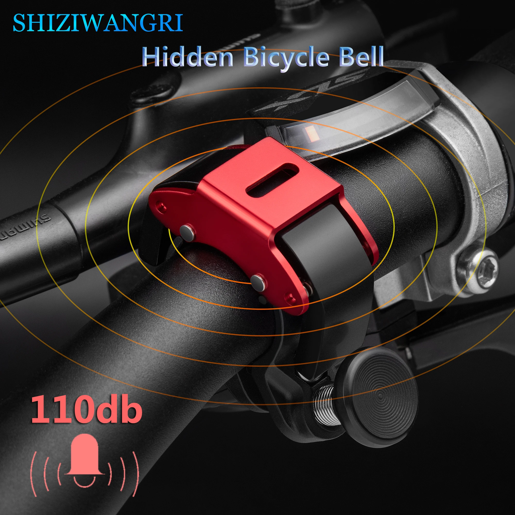 Fahrrad Glocke Ring MTB Road Fahrrad Horn Sound Alarm Für 22,2mm Lenker Bike Anruf Sicherheit Radfahren Fahrrad Zubehör