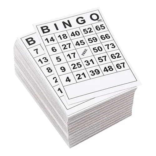 60 stücke große Bingo karten einfach zu lesen für Erwachsene und Kinder Bingo-Spielkarten blätter 0
