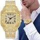 2023 Diamant Damen uhren Luxusmarke Mode Quarz Armbanduhr Hip Hop Diamant neue Uhr für Damenmode